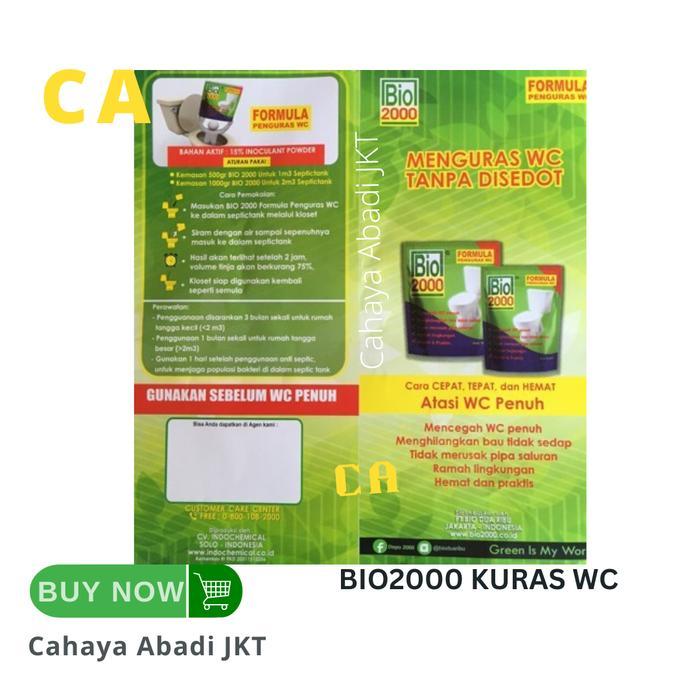 Bio2000 Bio 2000 Kuras Wc 1Kg - Kemasan Bubuk