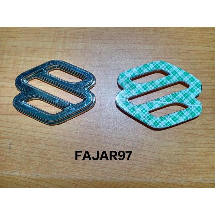 Emblem logo S Suzuki Futura Baleno Esteem Karimun kotak