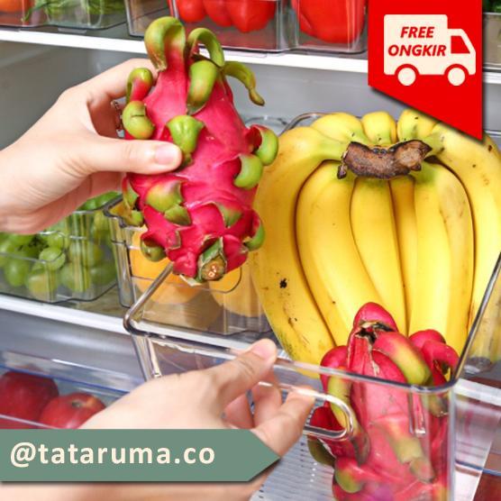 Sojia - Tempat Penyimpanan Makanan Kontainer Box Kulkas Akrilik Besar