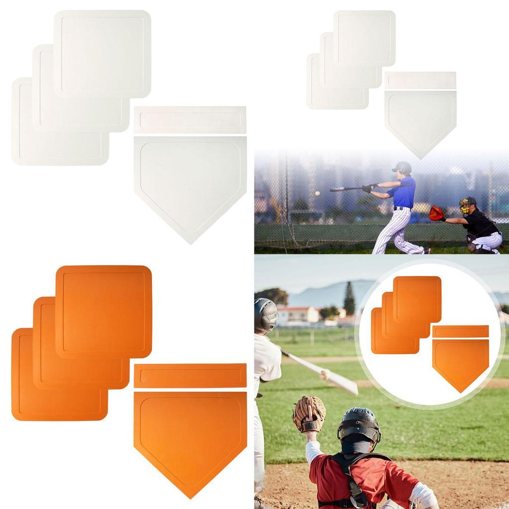 Throw Down Bases Baseball Softball Bases Set for Kickball Baseball Field