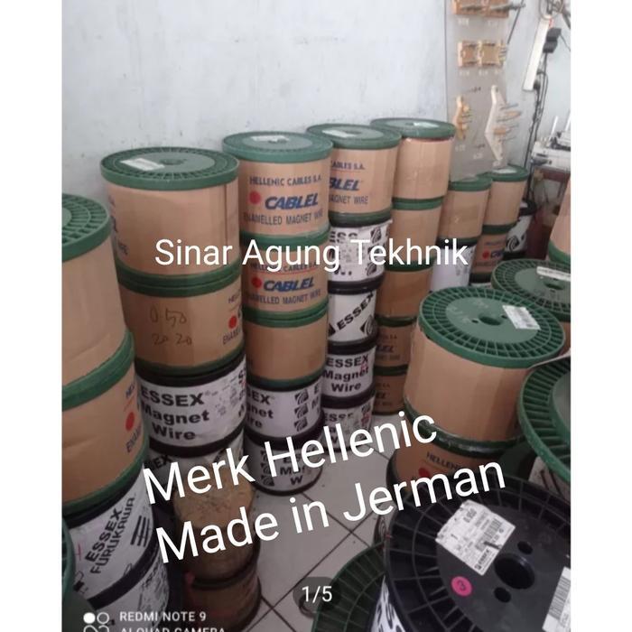 Terlaris Kawat Tembaga Email 0,35 Mm Merk Hellenic Made In Jerman
