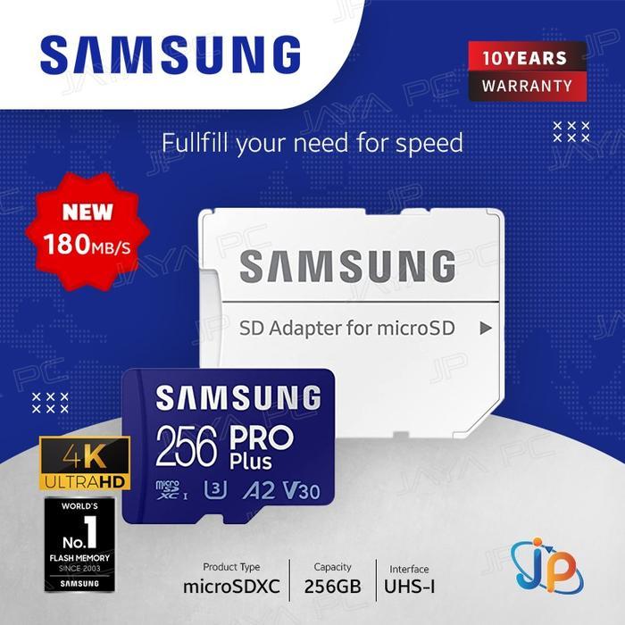 Samsung Pro Plus MicroSDXC A2 256GB - Micro SD + Adapter