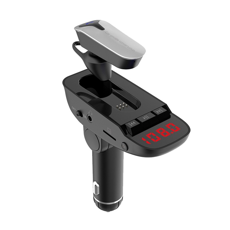 BELI SEKARANG Car Bluetooth Kit FM Wireless Transmitter Audio Receive MP3 Player Hands Free USB Char