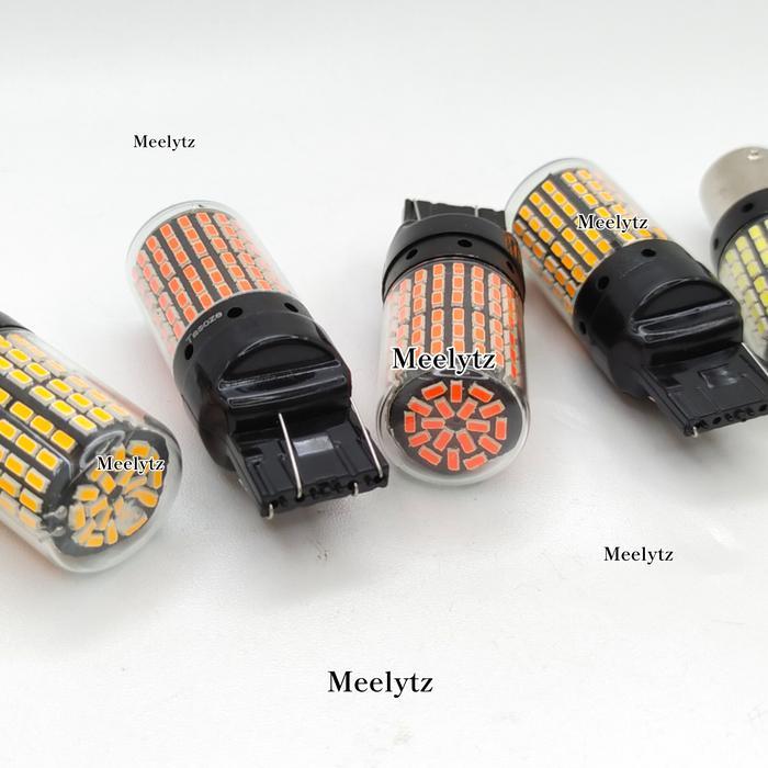 "New" Lampu LED sign Superbright Bayonet Stoprem 144 led super terang T20 144 mata led 12volt-24volt