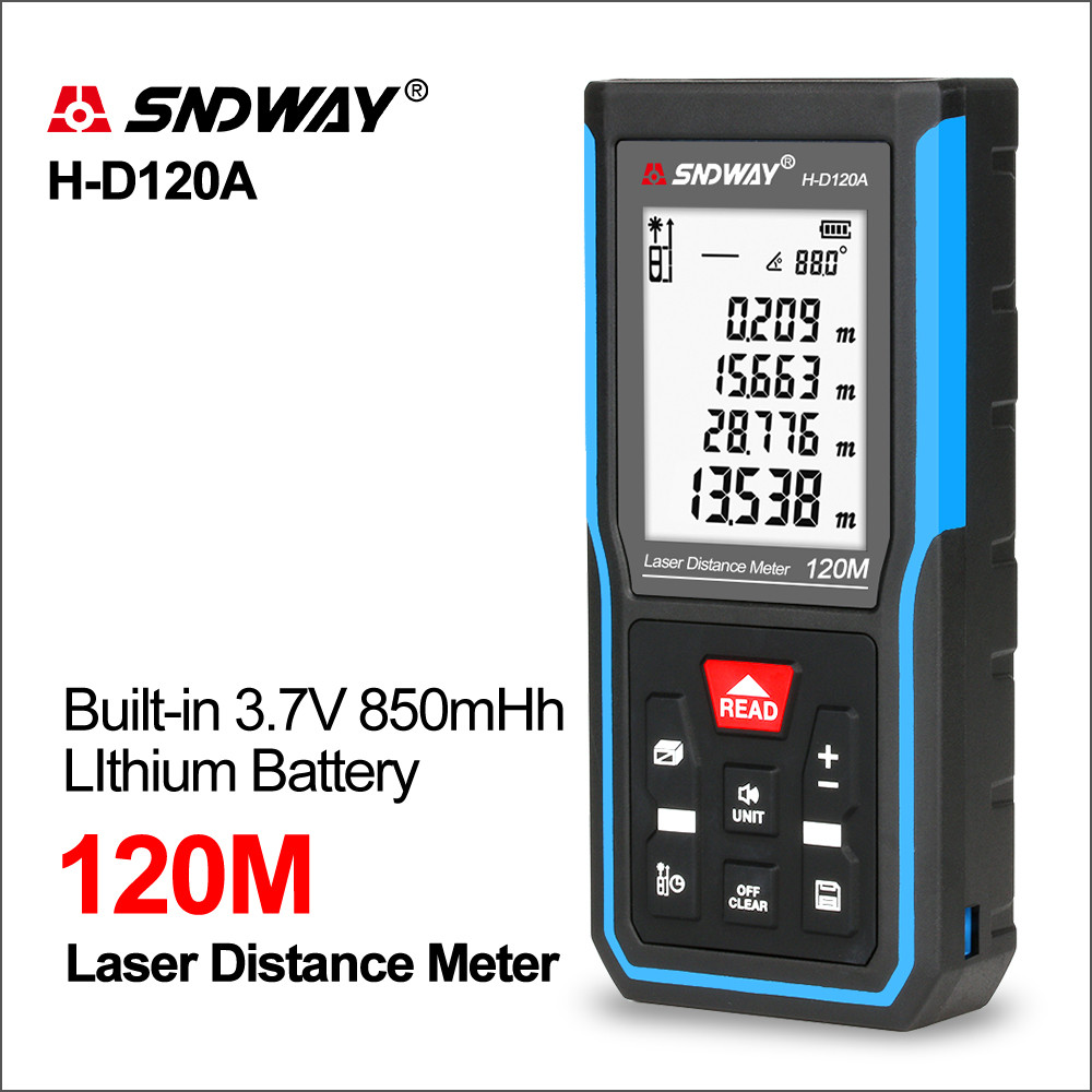 SNDWAY Laser Rangefinder Hunting Rangefinder Digital Mini Range finder Laser Tape Distance Ruler