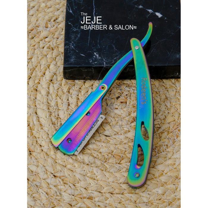 JEJE Pisau lipat Isi ulang Silet Razor Tempat silet Cukur Gagang Rumah silet Kumis