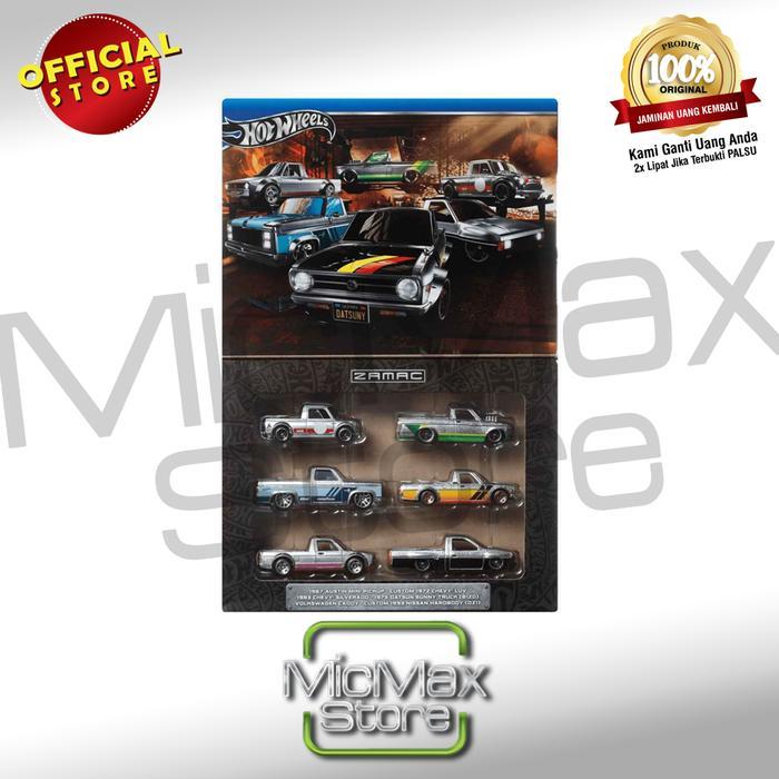 Hot Wheels HOTWHEELS ZAMAC Truck 6 Pack Box Set HRX57