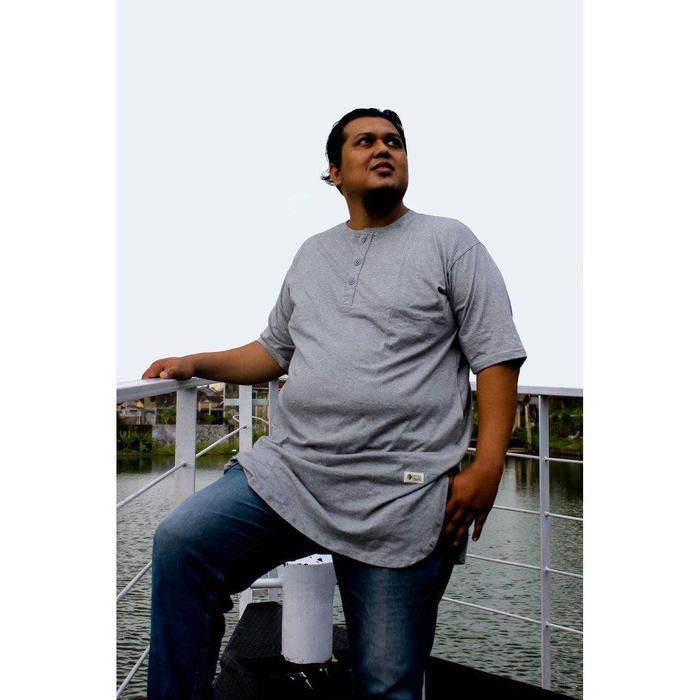 TERLENGKAP KURTA PAKISTAN JUMBO L-9XL - BAJU MUSLIM PRIA LENGAN PENDEK BAHAN KAOS - BAJU KOKO