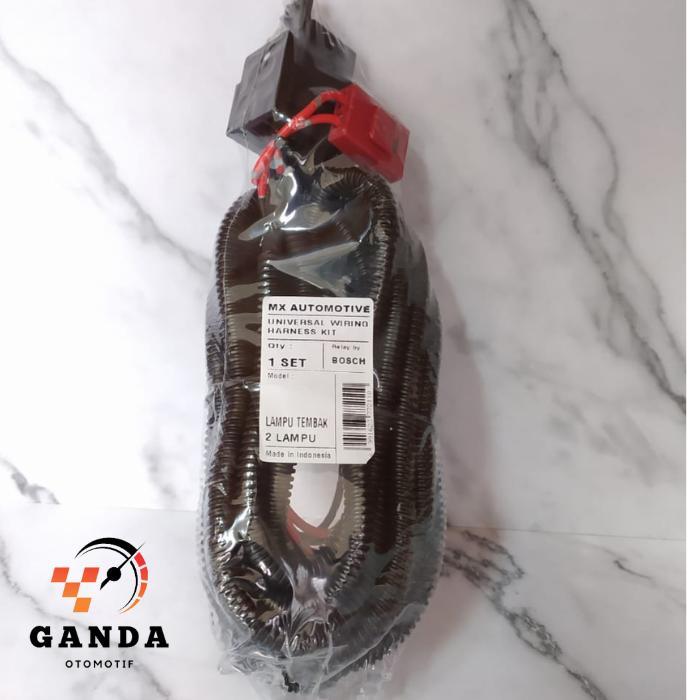 KABEL RELAY SET LAMPU FOGLAMP LAMPU TEMBAK MOBIL 2 LAMPU + RELAY BOSCH