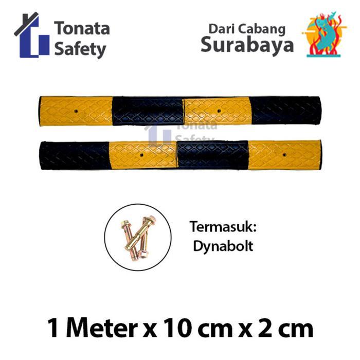 PROMO Rubber Speed Bump Kecil / Polisi Tidur Karet 1 Meter