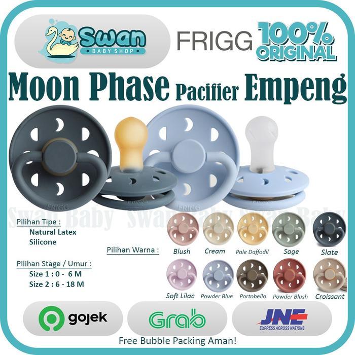 (COD) FRIGG Moon Phase Natural Rubber Pacifier / Moon Phase Silicone Pacifier / Part 2
