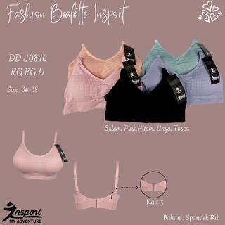 Bra Sport BH Olahraga Wanita Model Tiga Kait BH Fashion DD J0846