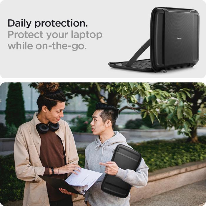 SPIGEN Tas Laptop for Macbook Pro 14 inch M5 M4 M3 M2 M1 Spigen Armor Pro Sleeve Pouch Hard Case