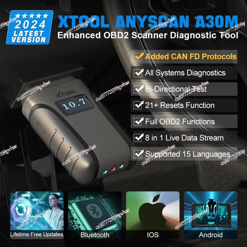 Xtool A30M Obd2 Auto Diagnostic Tools With Andriods/Ios