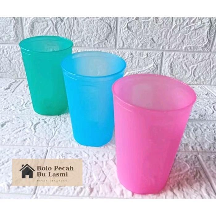 BL - Gelas Plastik Polos KH / Gelas Panjang / Gelas Polos / Gelas Plastik Panjang / Gelas Plastik