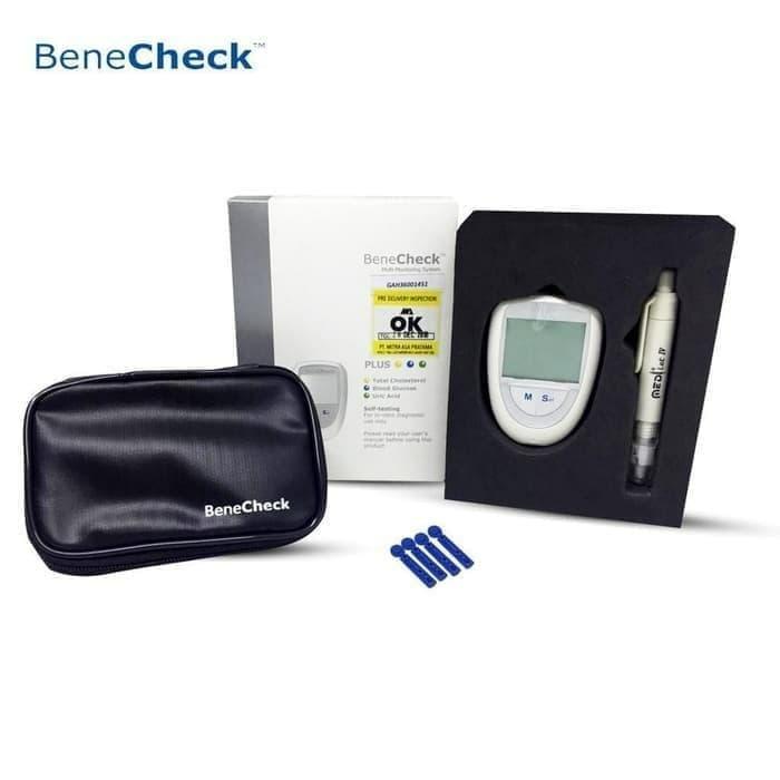 Ready Alat Benecheck 3in 1 Gcu (Tanpa Strip) Benecheck alat tes darah