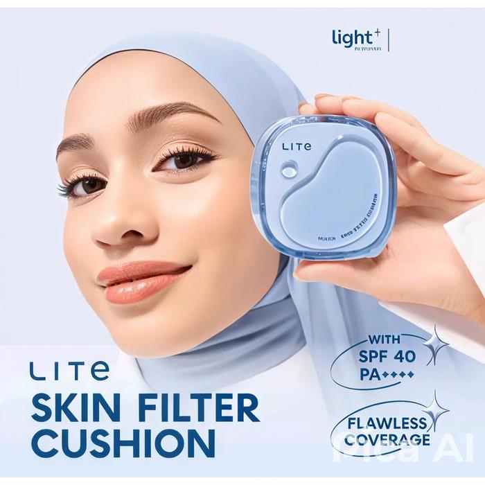 Wardah Lite Skin Filter Cushion Wardah Lite Skin Filter Cushion 11G Cushion Wajah 11G Cushion Wajah