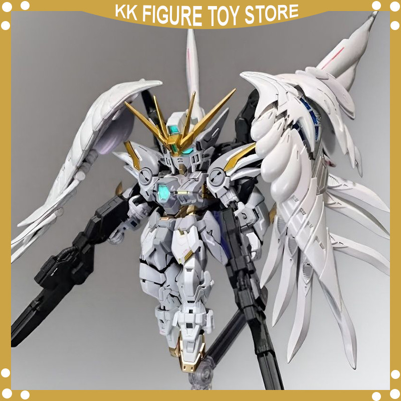 GL MODEL MGSD Wing Snow White Xxxg-00ysw Assembly Model Kit Wing Zero EW XXXG-00W0 Robot Action