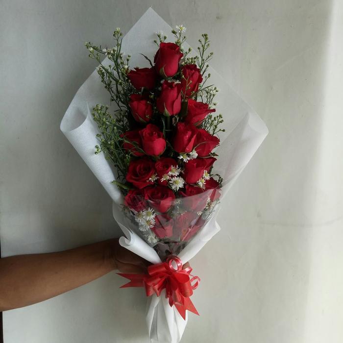Bunga Wisuda / Kado / Buket Bunga / Buket Wisuda / Bunga Mawar asli
