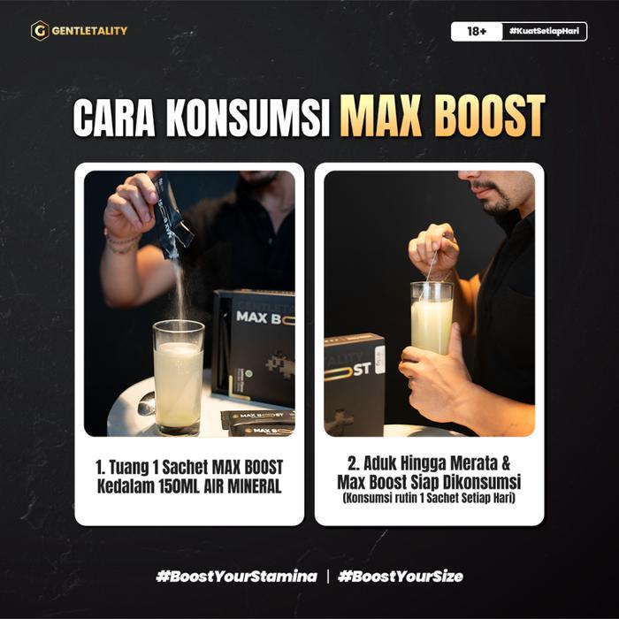 GENTLETALITY - MAXBOOST GINSENG KOREA PENAMBAH & MENINGKATKAN STAMINA VITALITAS PRIA