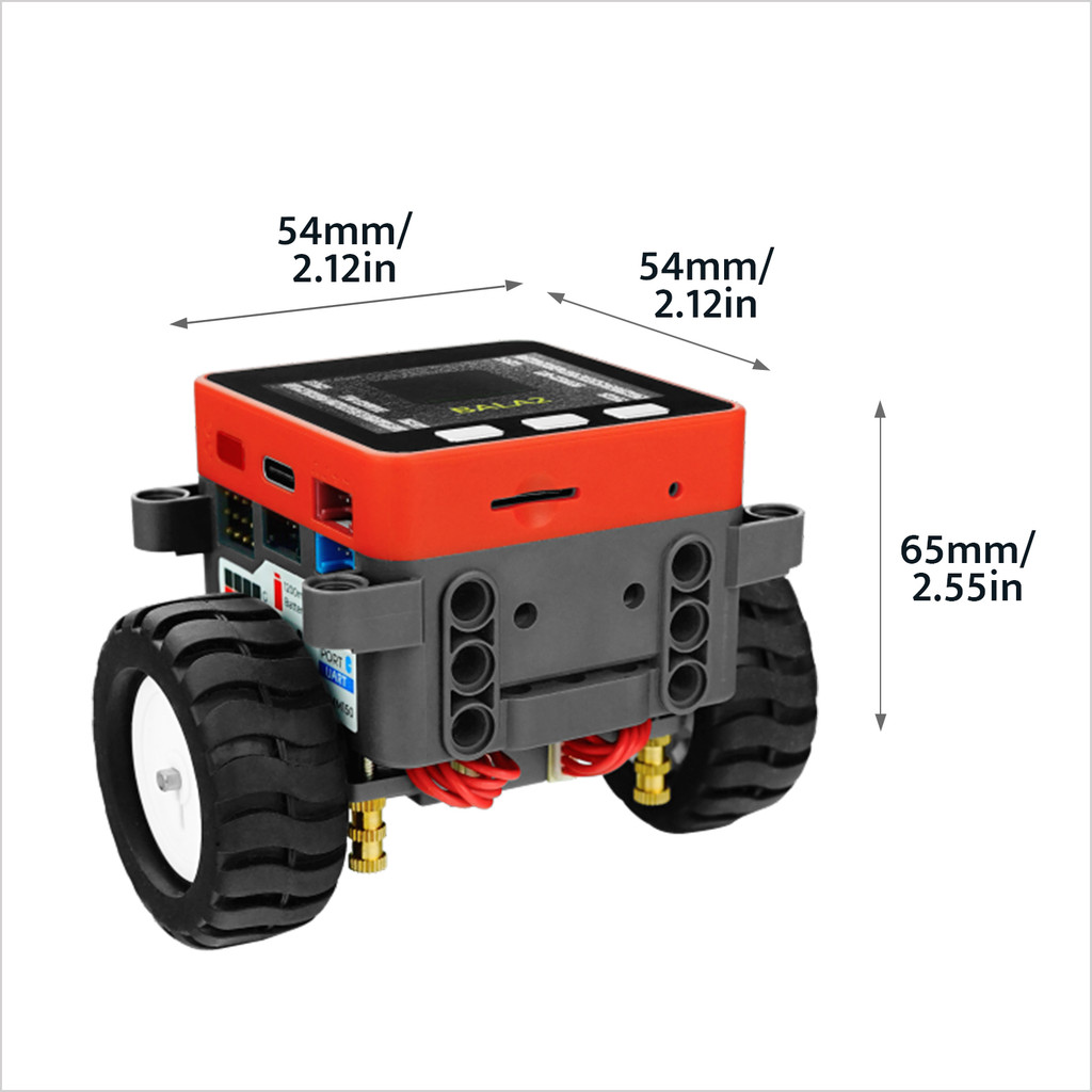 M5Stack Official Bala2 Fire Self-Balancing Robot Kit