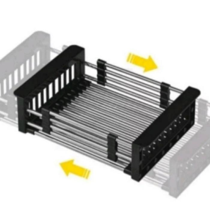 Paket Komplit Kitchen Sink Stainless JKM 5243 HITAM Sink JKM 5243