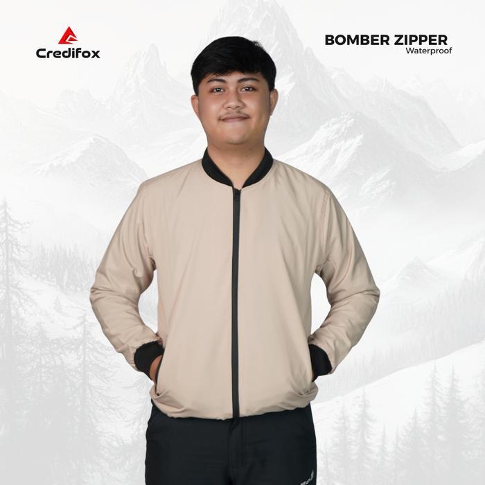 Eiger Sport Hike - Jaket Bomber Ziper Waterproof Pria Wanita Bahan Parasut Waterproof - Bomber