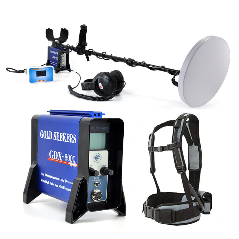 STOK TERBATAS  Newest Gold Seekers GDX-8000 Underground Metal Detector GDX8000 Treasure Hunter Gold 