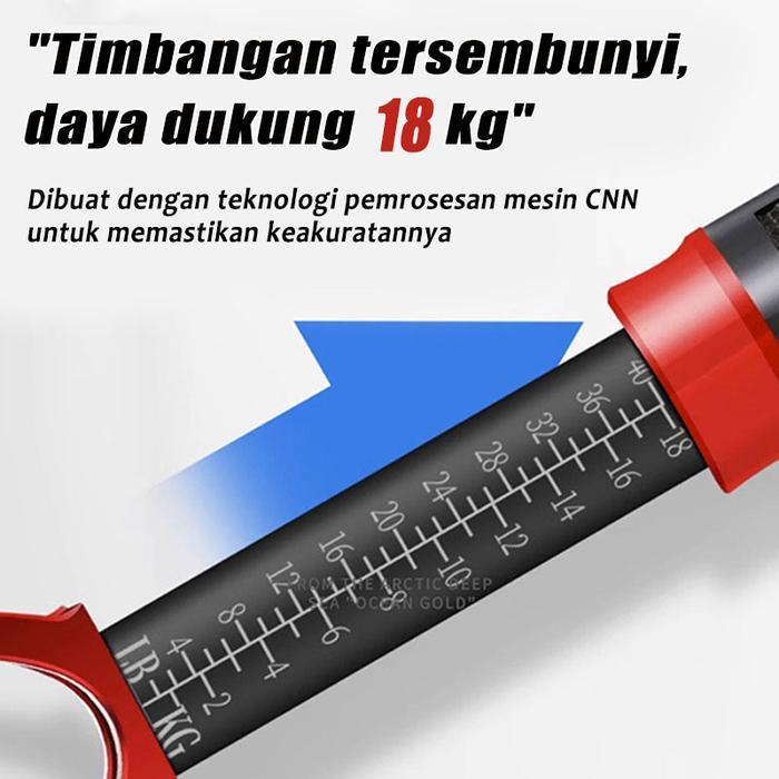 Lip Grip Jepit Bibir Ikan Paduan Aluminium Fish Lip Grip Ikan Timbangan Spons Eva Fukushima Ada