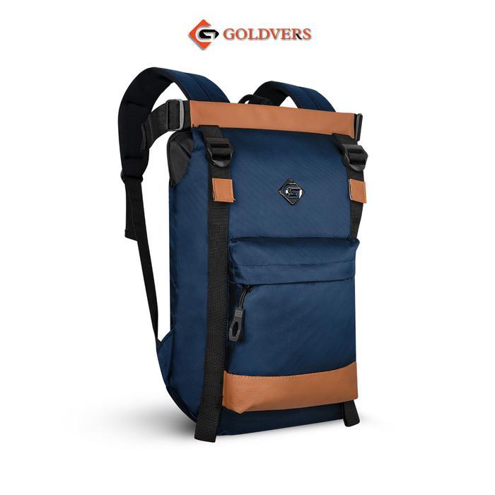 Visval Top - Tas Ransel Pria Tas Punggung Tas Gendong Tas Sekolah Cowok Ransel Sekolah Goldvers