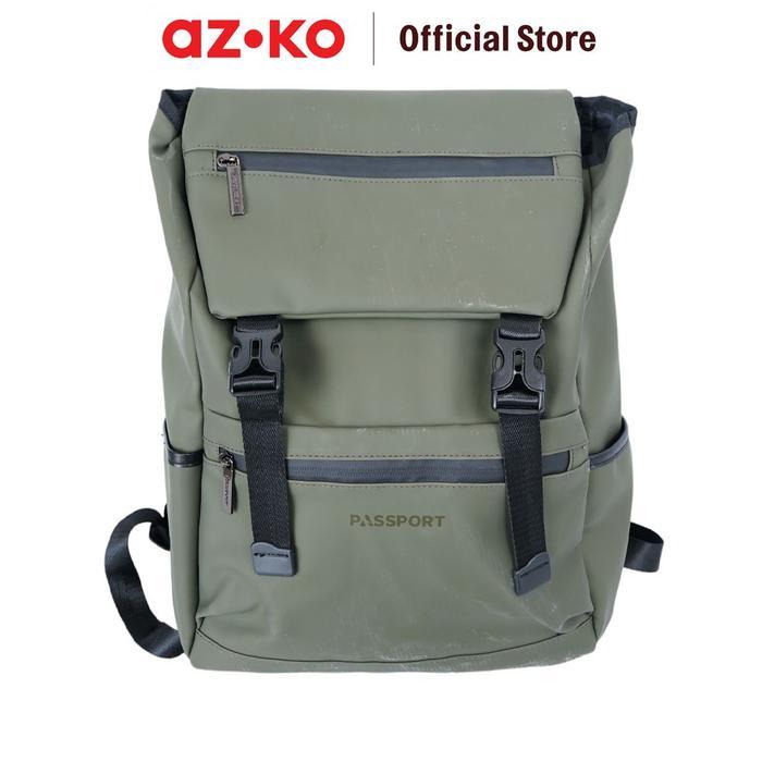 Passport Houston Tas Ransel - Hijau