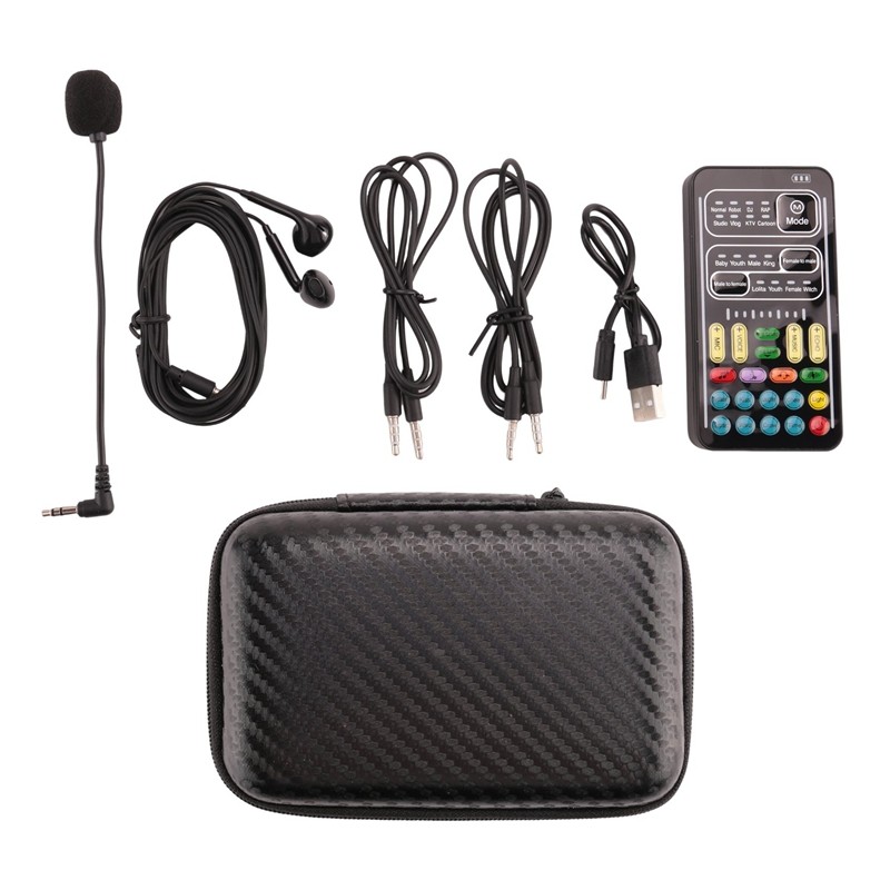 Voice Changer Handheld Microphone Voice Changer With Sound Multifunctional Effects Machine For