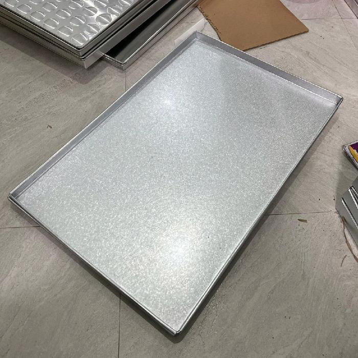 Loyang Nampan Loyang Oven Kue Kering 60x40 Bahan Galvalum untuk Pemanggang Kue Kering dan Kue Basah