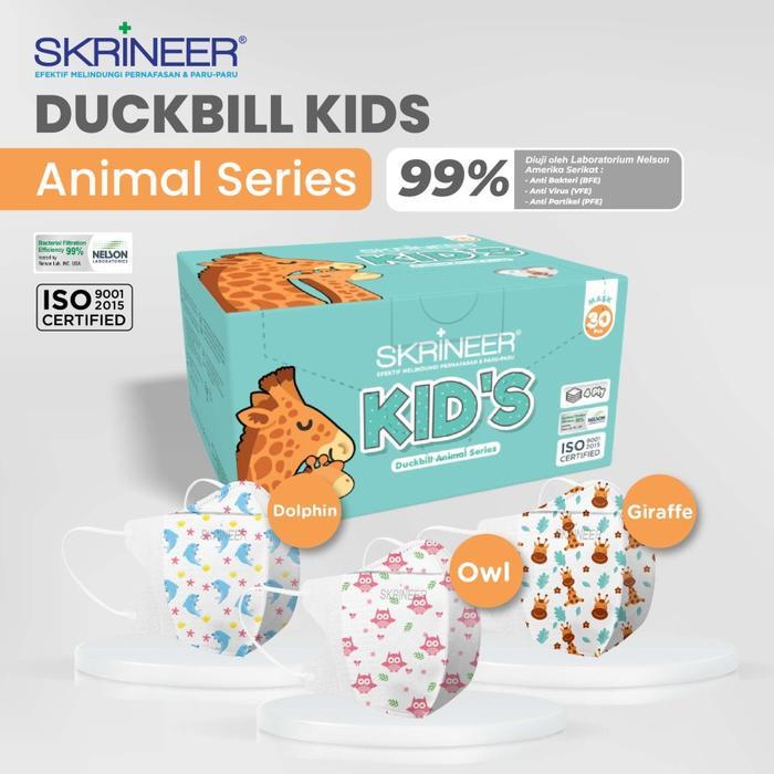 Ready Skrineer Masker Duckbill Kids Animal Series