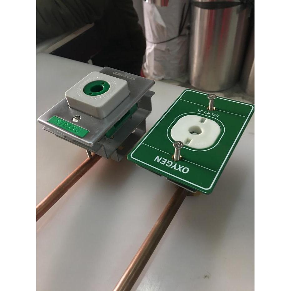 Ready Wall Outlet Gas Medis JIS Standar dan Ohmeda Standar