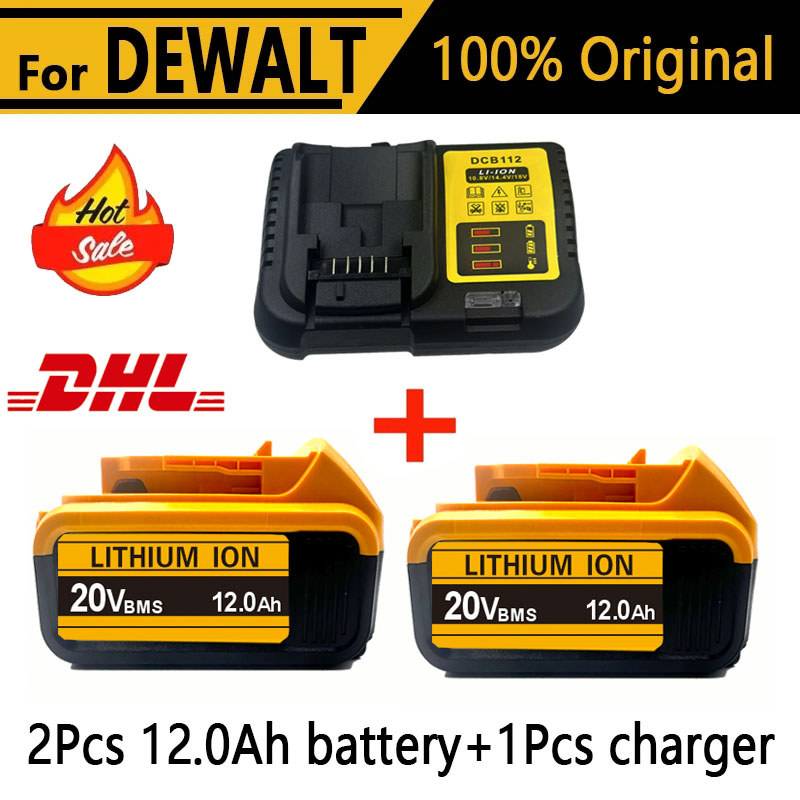 Original For Dewalt 6Ah/3Ah 20V Battery Replaceable Dcd887 Dcd805 Dcf860 Dcd796 Dcg406 Dcf880 Dcf512