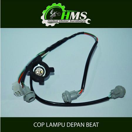 SALE COP LAMPU DEPAN BEAT - PITINGAN / FITTING / SOKET DOP DEPAN HONDA BEAT TERMURAH