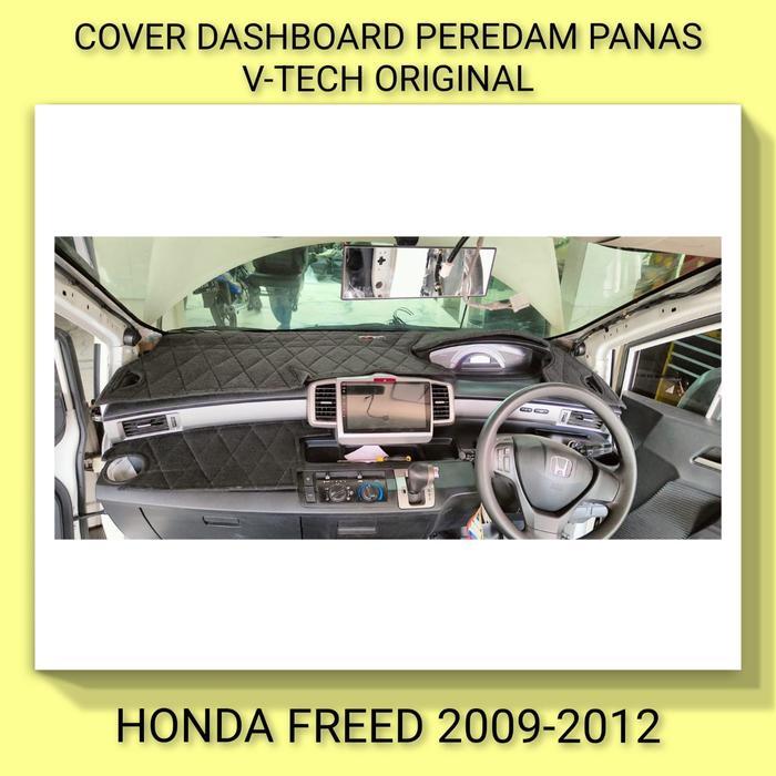 Honda Freed 2009-2012 Cover Dashboard Peredam Panas Aksesoris Variasi Mobil Vtech Ori +