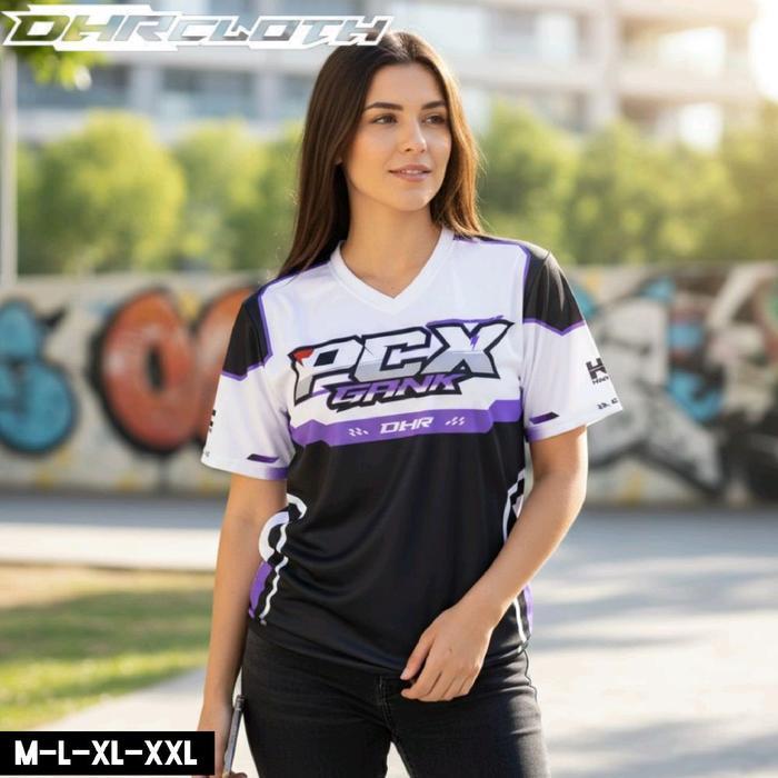 Best Seller Baju Jersey Pcx Gank Racing Full Printing Sport Original