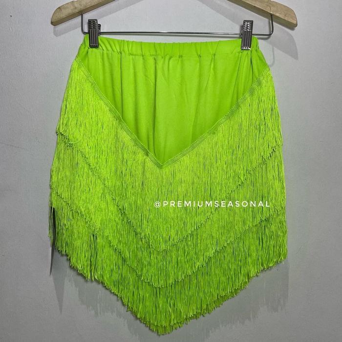 Rok Rumbai V - Celana Rok Rumbai Motif V Tingkat 3 Panjang Variasi