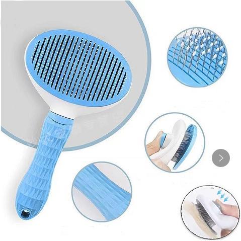 Sisir Bulu Kucing Sisir Grooming Press Kucing Sisir grooming Kucing Anjing Pet Grooming Brush Sisir