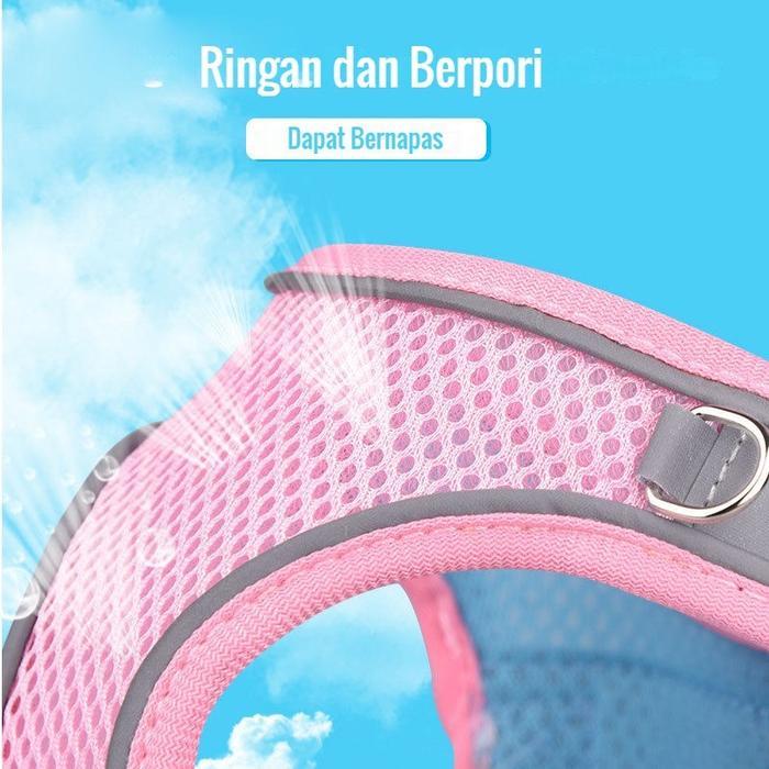 TALI KUCING HARNESS ANJING KUCING TALI TUNTUN KUCING TALI KUCING HARNESS KUCING ROMPI BAJU KUCING