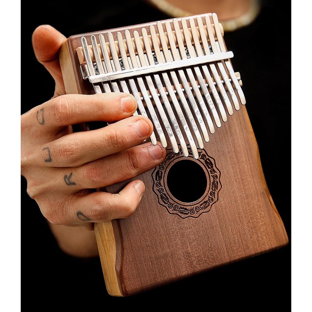 17/21 Keys Kalimba Thumb Piano Hluru Portable Finger Mbira Musical Instruments Set Gift
