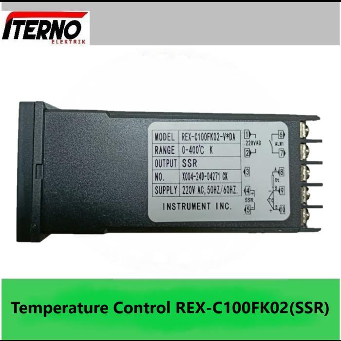 REX-C100 TEMPERATURE CONTROLLER OUTPUT SSR