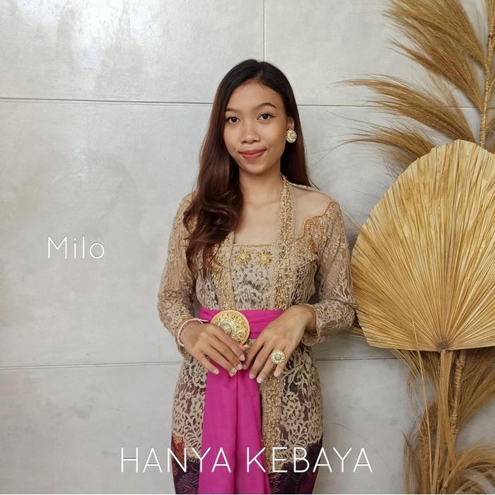 Kebaya Bali Modifikasi Kebaya Semi Prancis Payet Modern Pengantin Wisuda