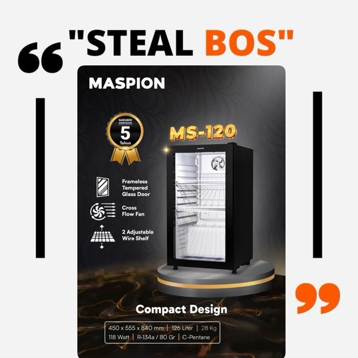 Maspion Showcase Usg 126 Liter Showcase Maspion Usg 126 Liter