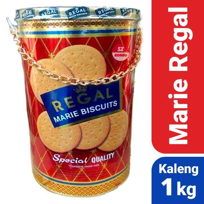 YUMMY Marie Regal Kaleng Special 1kg - Biskuit Kaleng Besar 1000 gr