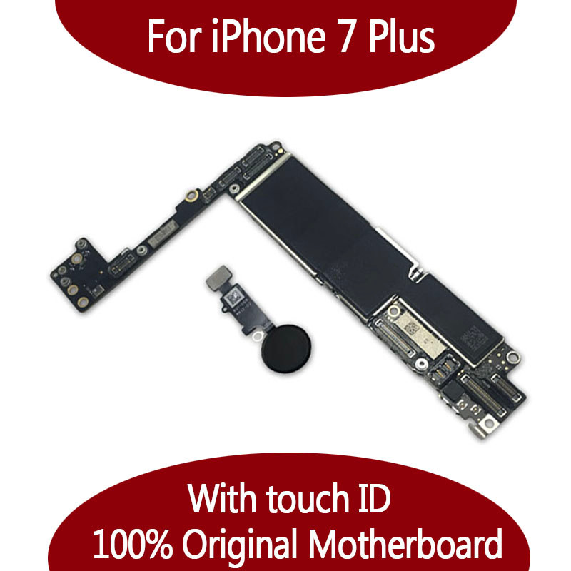 Original Factory Unlocked For 7 Plus Motherboard With Touch Id Clean Icloud Logic Board Ios