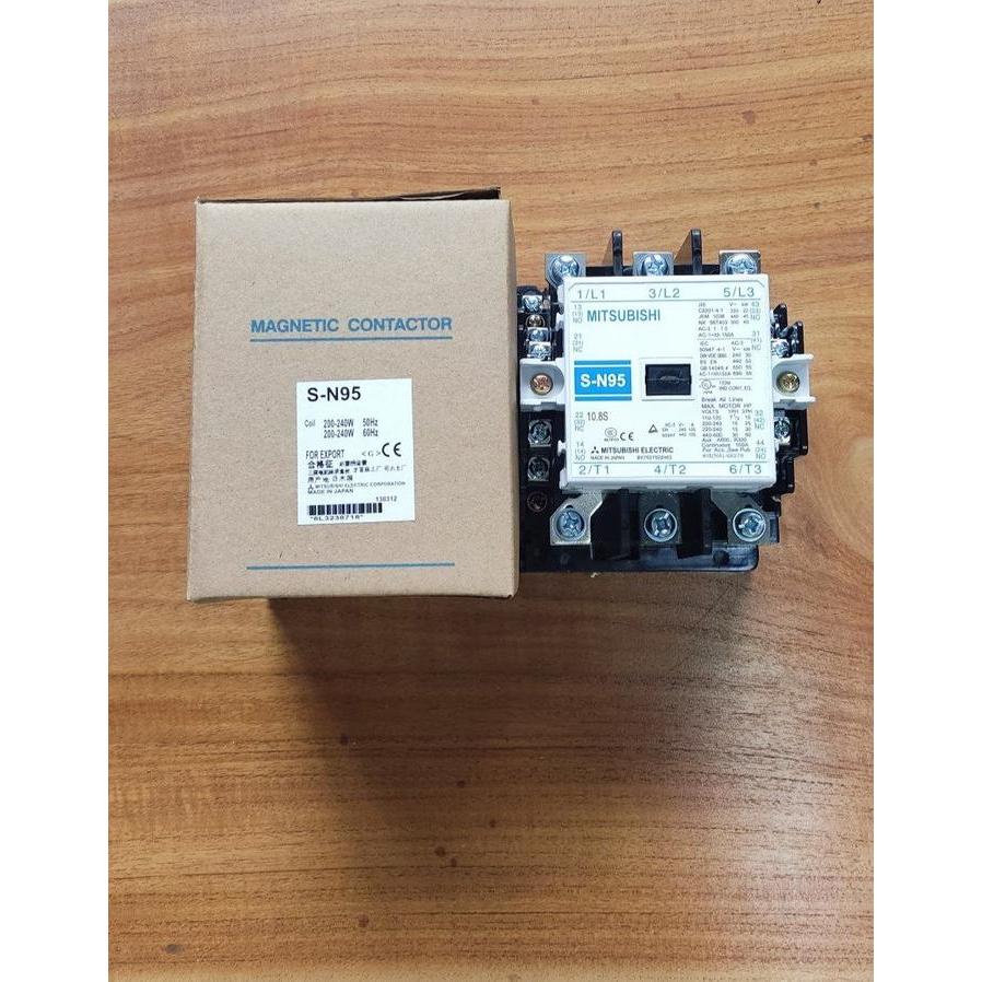 Kontaktor Mitsubishi S-N95 Sn95 Sn-95 Contactor Mitsubishi Sn 95 Mistu