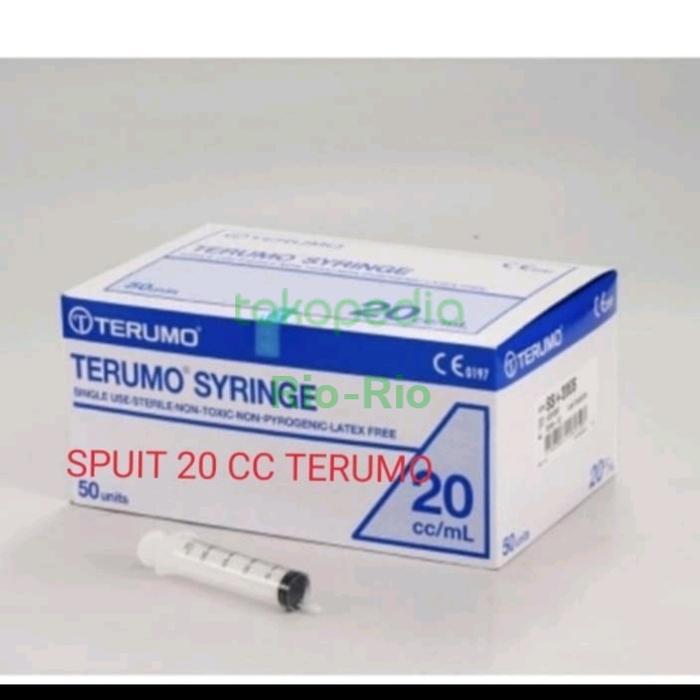 SPUIT 20CC/ML / SYRINGE 20 CC/ML WITHOUT NEEDLE TERUMO